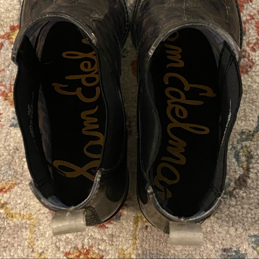 Sam Edelman Animal Print Winona Rain Western Boots Size 10M - Picture 6 of 7
